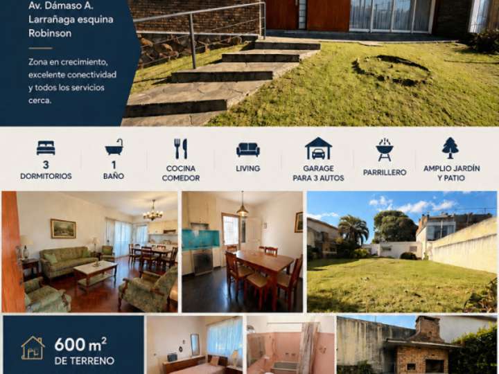 Casa en venta en Avenida Dámaso Antonio Larrañaga, Montevideo