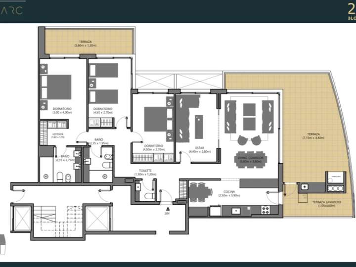 Apartamento en venta en Carrasco Norte, Montevideo