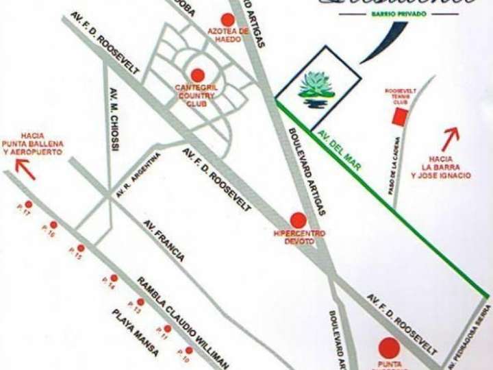 Terreno en venta en Avenida del Mar, Punta Del Este