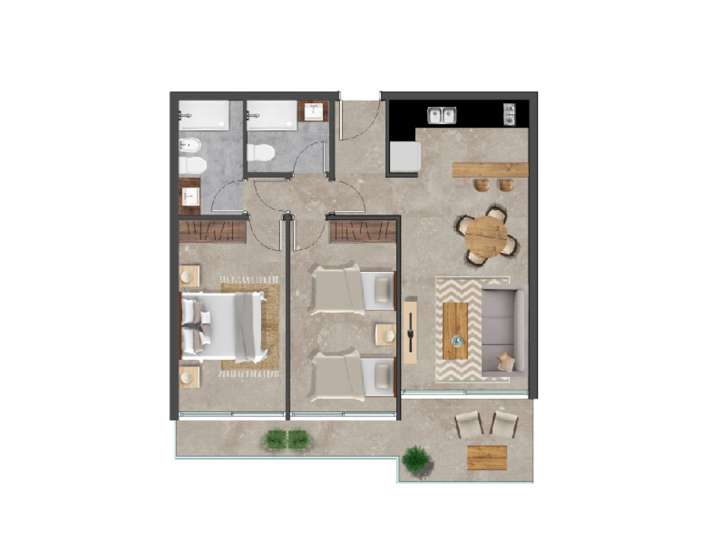 Apartamento en venta en Domingo Hermida, Maldonado