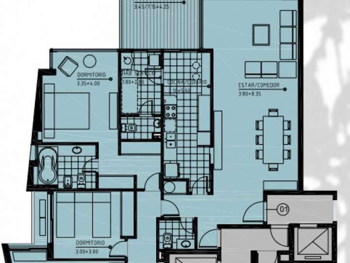 Apartamento en venta en Punta Del Este