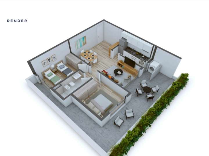 Apartamento en venta en Barrio Sur, Montevideo